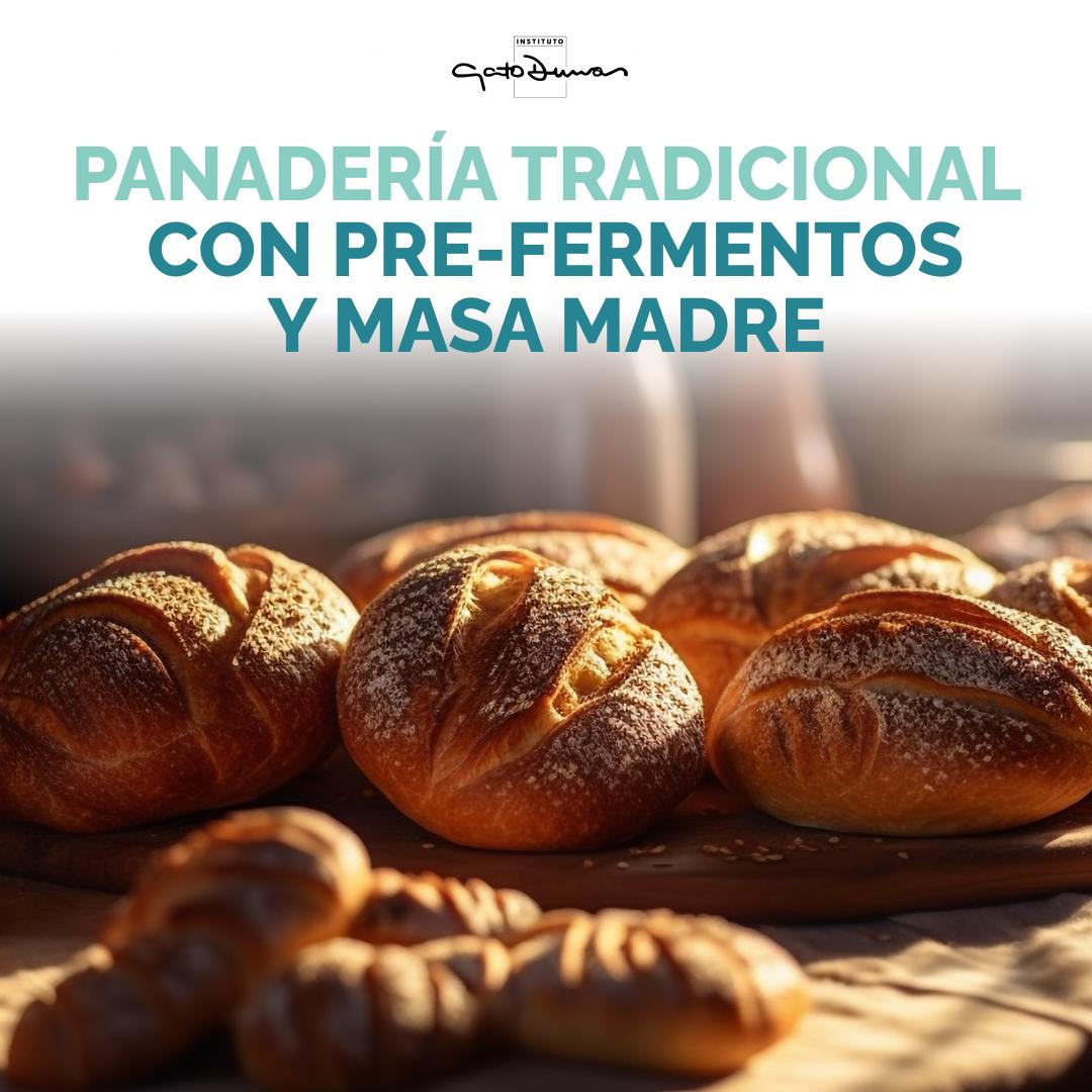 Panadería tradicional con pre-fermentos y masa madre