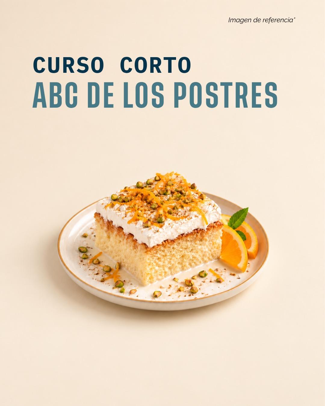 Curso corto ABC de los postres Barranquilla
