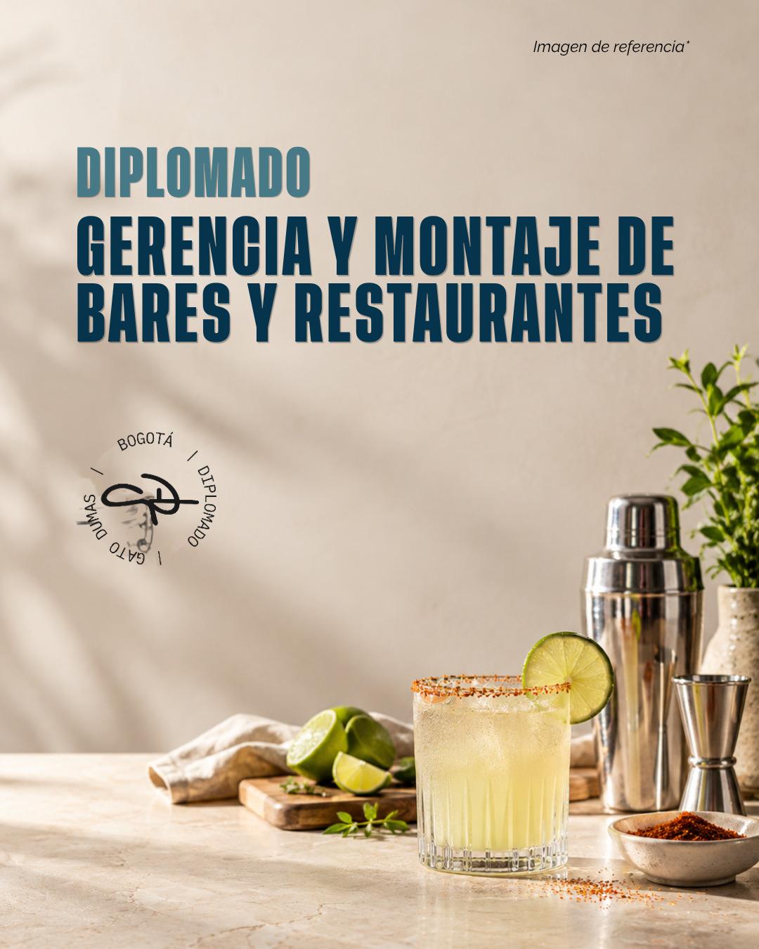 Diplomado virtual en Gerencia y Montaje de Bares y Restaurantes