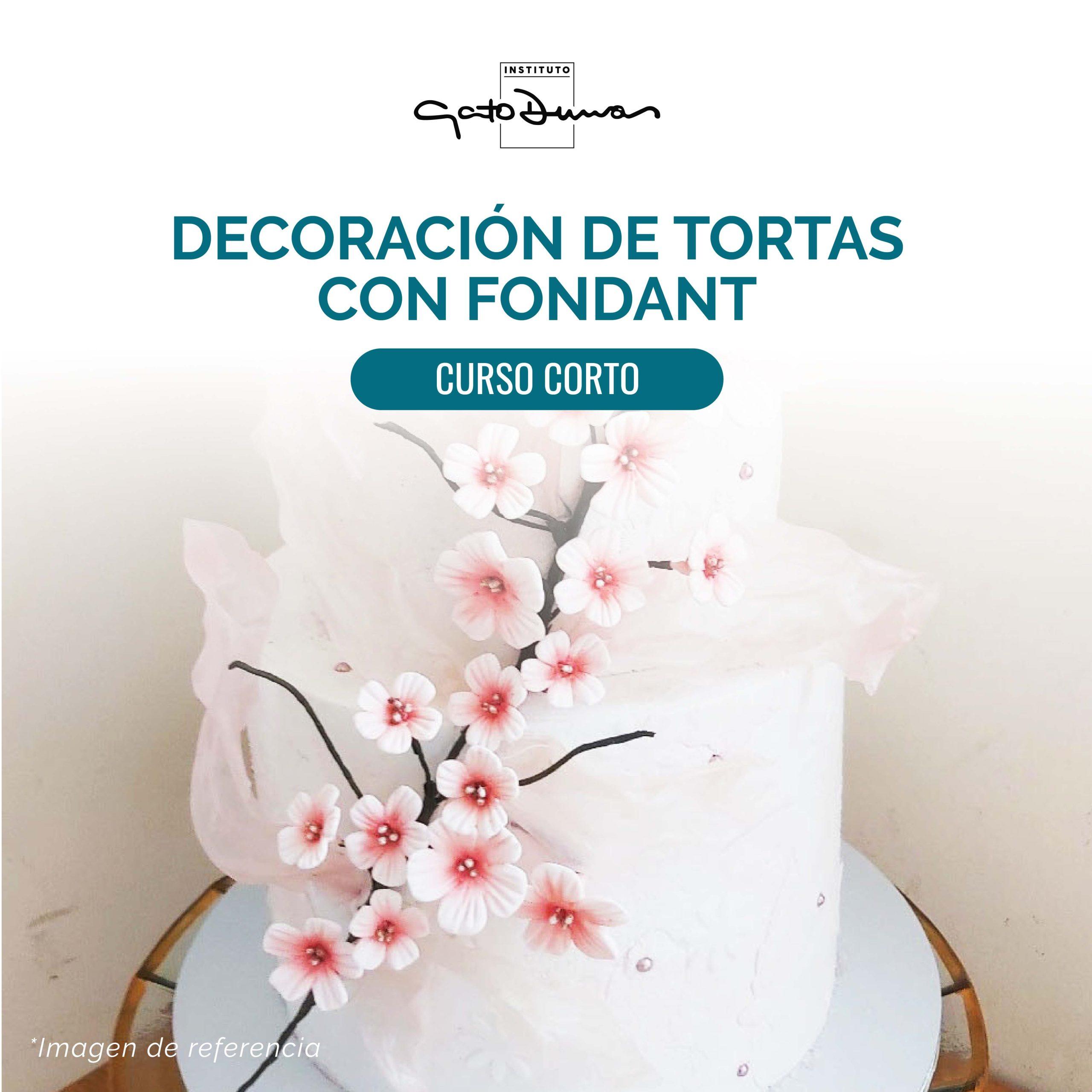 Decoración de Tortas con Fondant