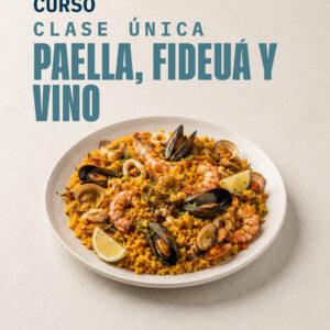 Paella, fideuá y vino